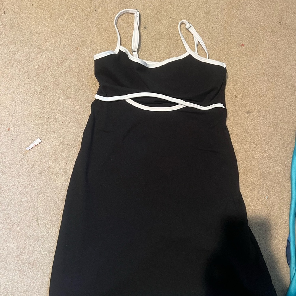 Wild Fable Athletic Black with White Contrast Dress